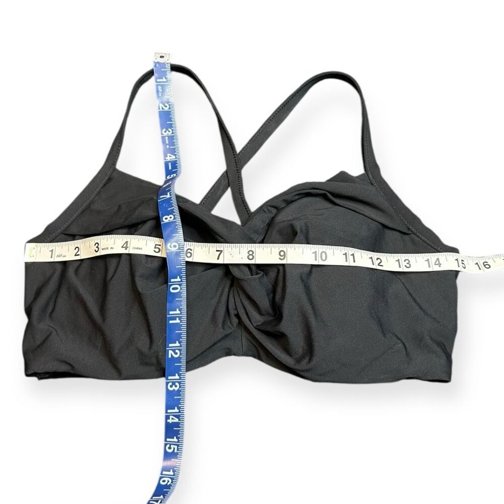 ATHLETA Women’s Black Hampton Bikini Top Size 38D / DD Style# 387376 - Picture 5 of 5